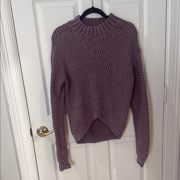 Women's Purple Sweater lucky brand size small - Picture 1 of 3